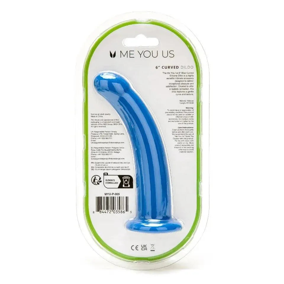 Me You Us 6 Inch Curved Silicone Dildo - Rapture Works