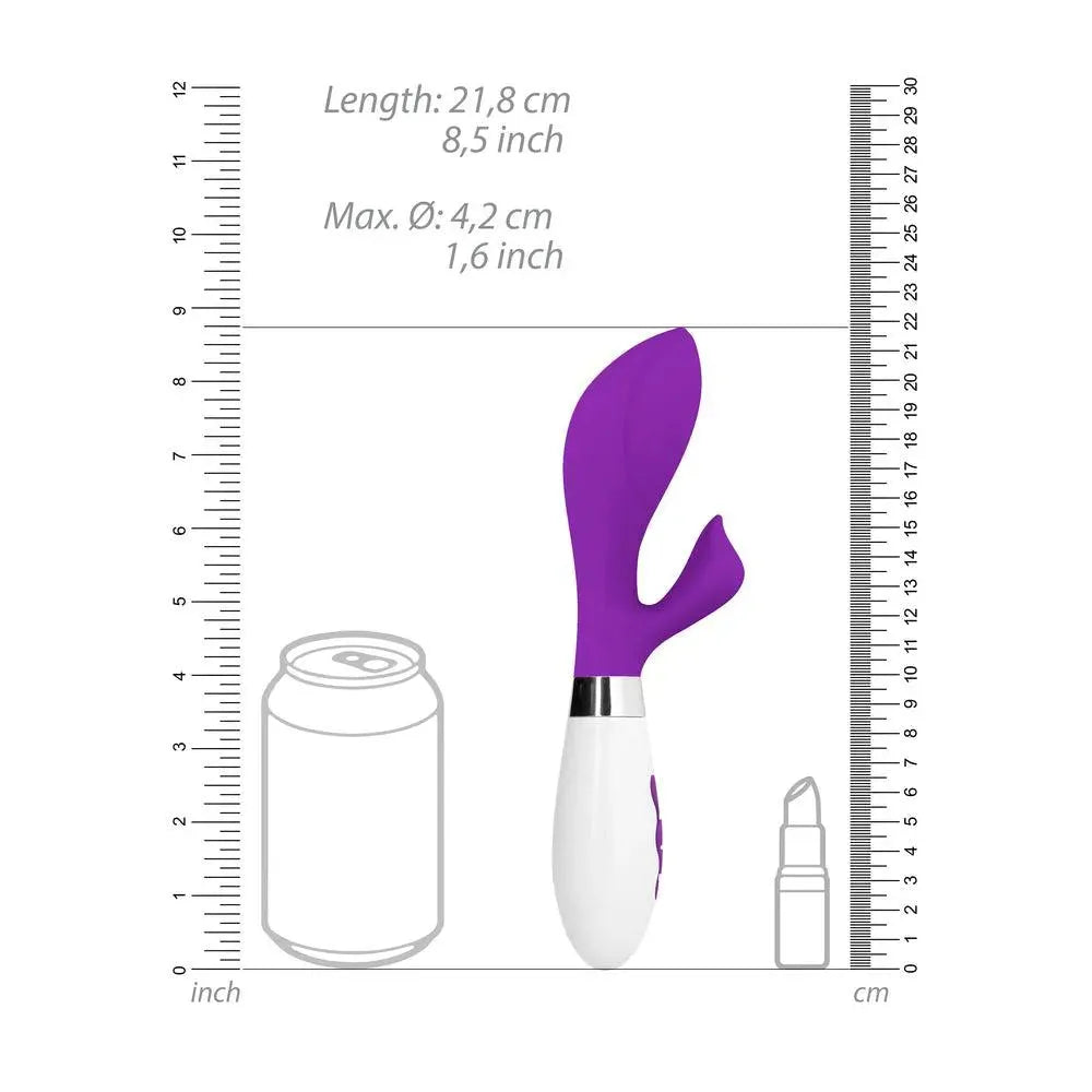 Achelois Rechargeable Vibrator Purple - Rapture Works