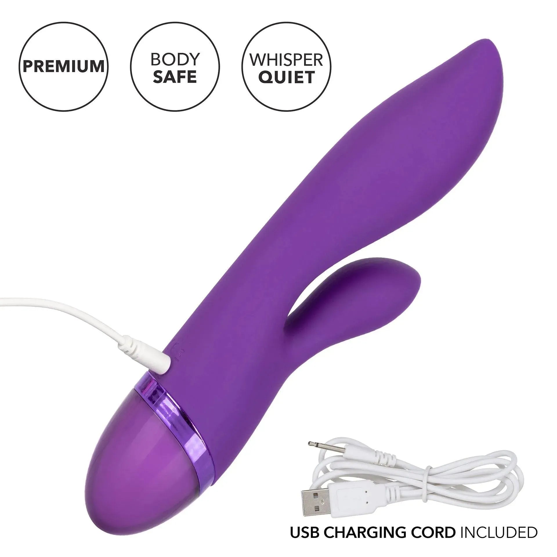 Aura Dual Lover Rechargeable Vibrator - Rapture Works