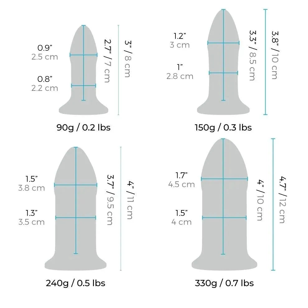 B-Vibe Anal Dilators Set - Rapture Works