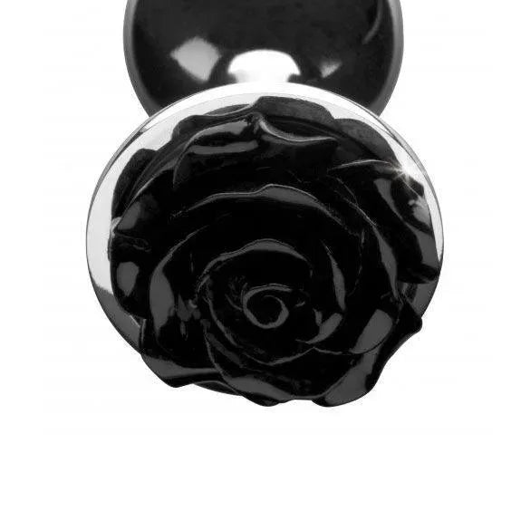 Booty Sparks Black Rose Anal Plug Small - Rapture Works