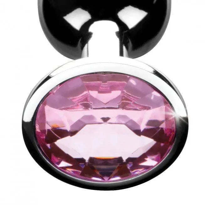 Booty Sparks Pink Gem Medium Anal Plug - Rapture Works
