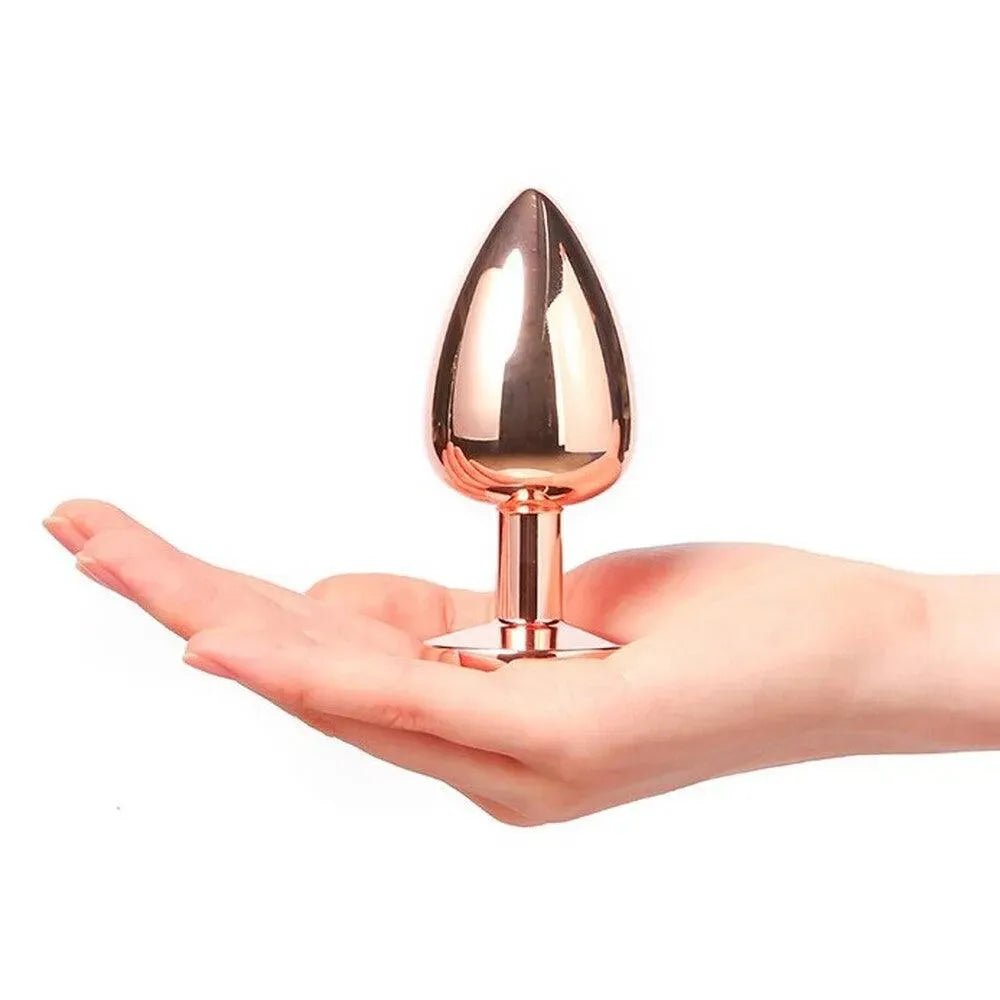 Dorcel Diamond Butt Plug Rose Gold Large - Rapture Works