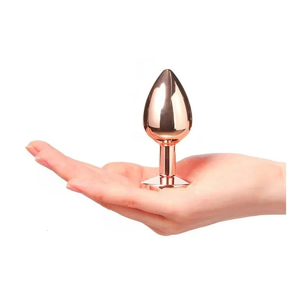 Dorcel Diamond Butt Plug Rose Gold Medium - Rapture Works