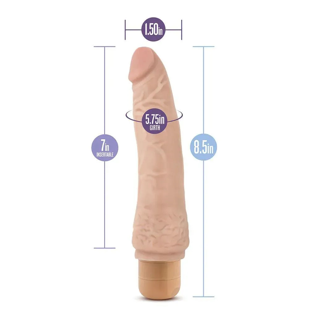 Dr. Skin Cock Vibe 7 Vibrating Cock 8.5 Inches - Rapture Works