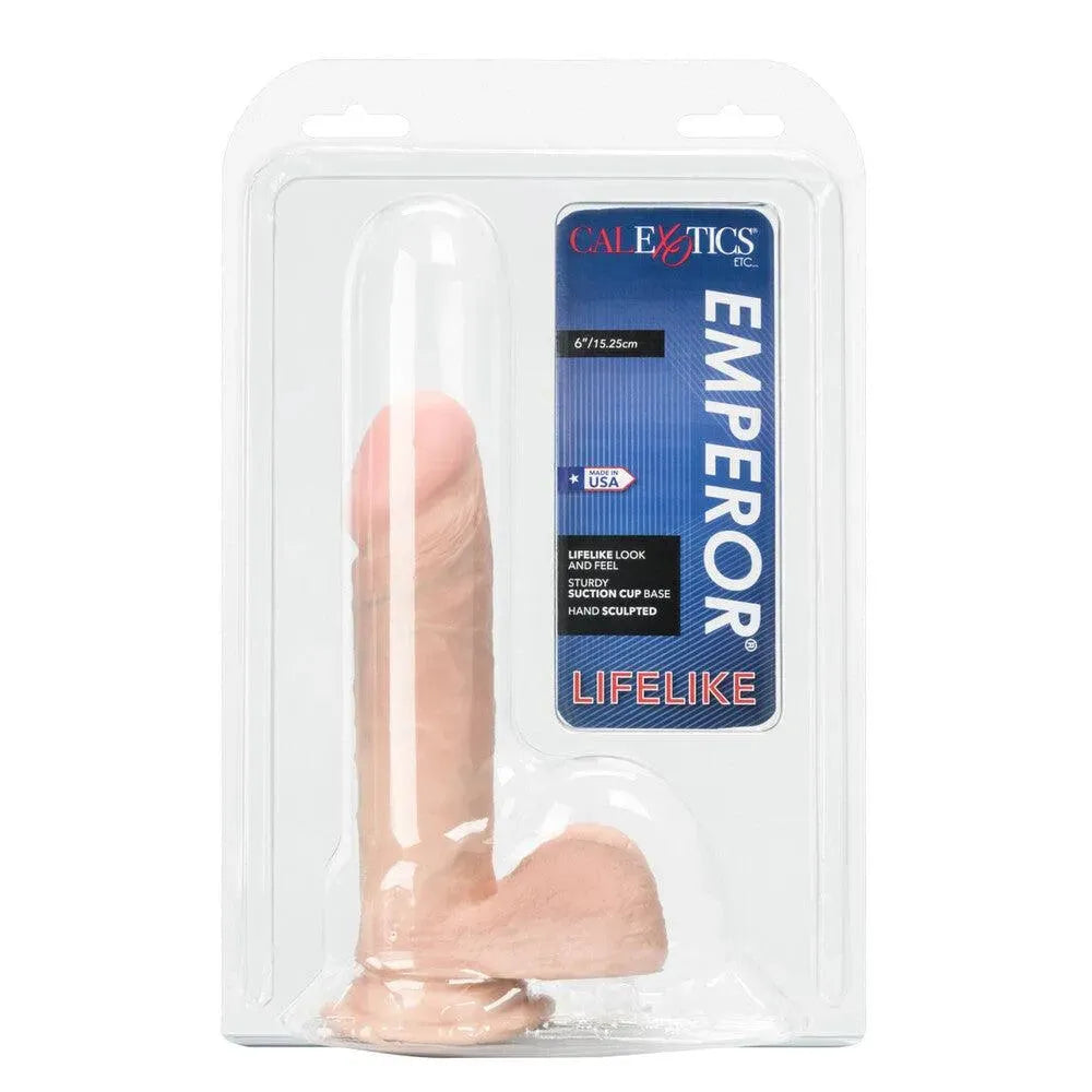 Emperor 6 Inch Life Like Dildo Ivory - Rapture Works