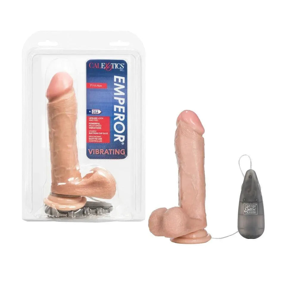 Emperor 7 Inch Life Like Vibrator Ivory - Rapture Works