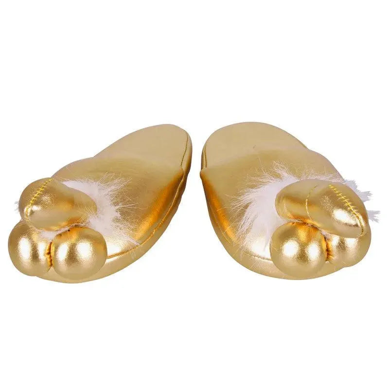Golden Penis Slippers - Rapture Works