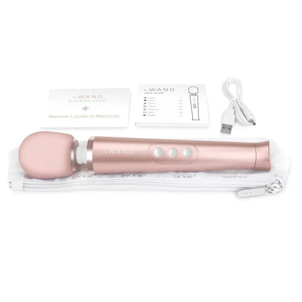 Le Wand Petite Gold Travel Rechargeable Wand - Rapture Works