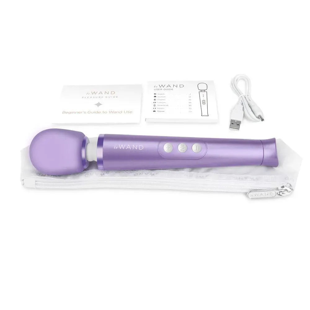 Le Wand Petite Rechargeable Vibrating Massager Violet - Rapture Works