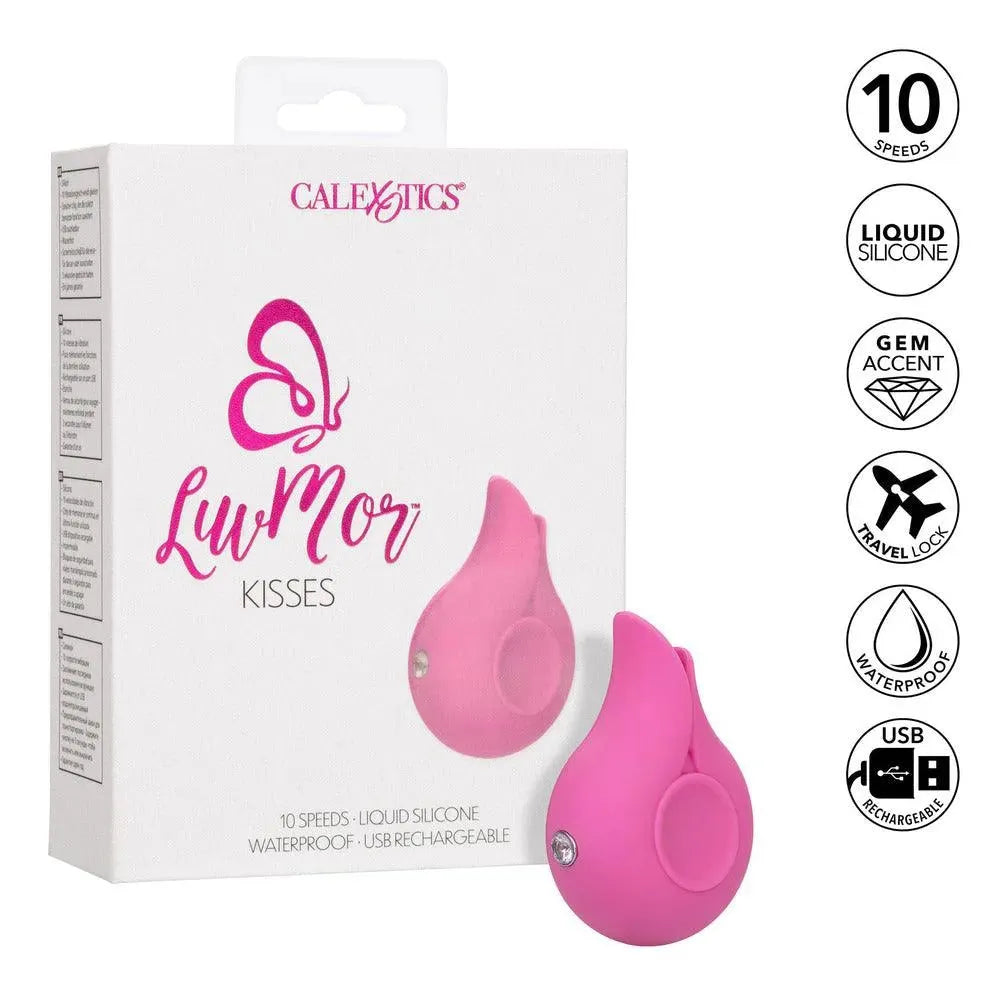 LuvMor Kisses Flickering Clitoral Stimulator - Rapture Works