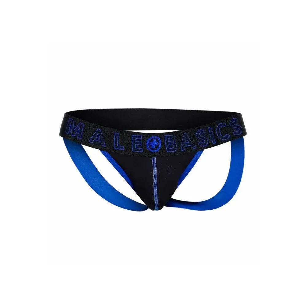 Male Basics Neon Jock Blue - Rapture Works