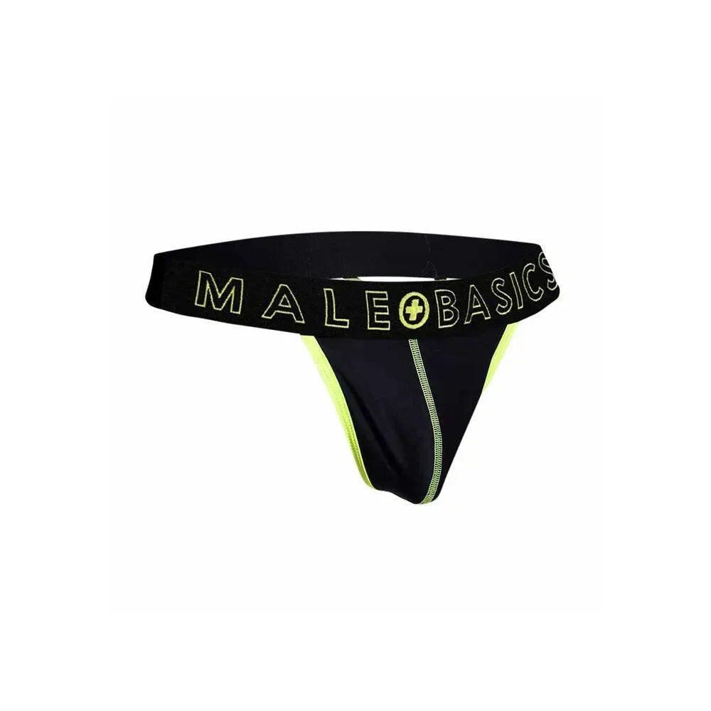Male Basics Neon Thong Yellow - Rapture Works