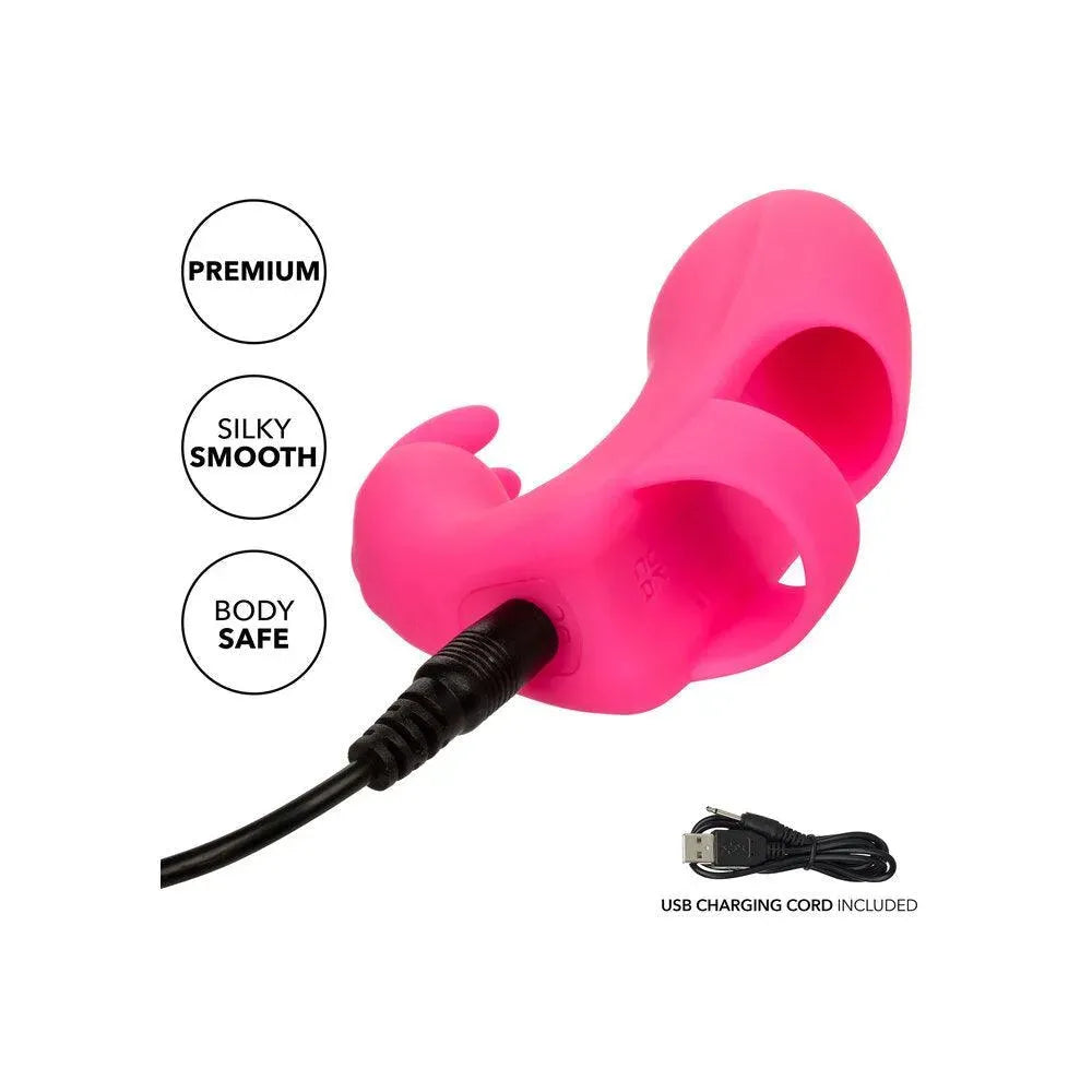 Marvelous Pleaser Rabbit Finger Vibrator - Rapture Works