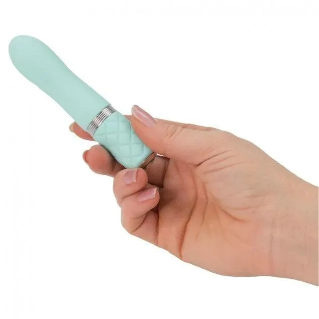 Pillow Talk Flirty Rechargeable Bullet Teal - Rapture Works