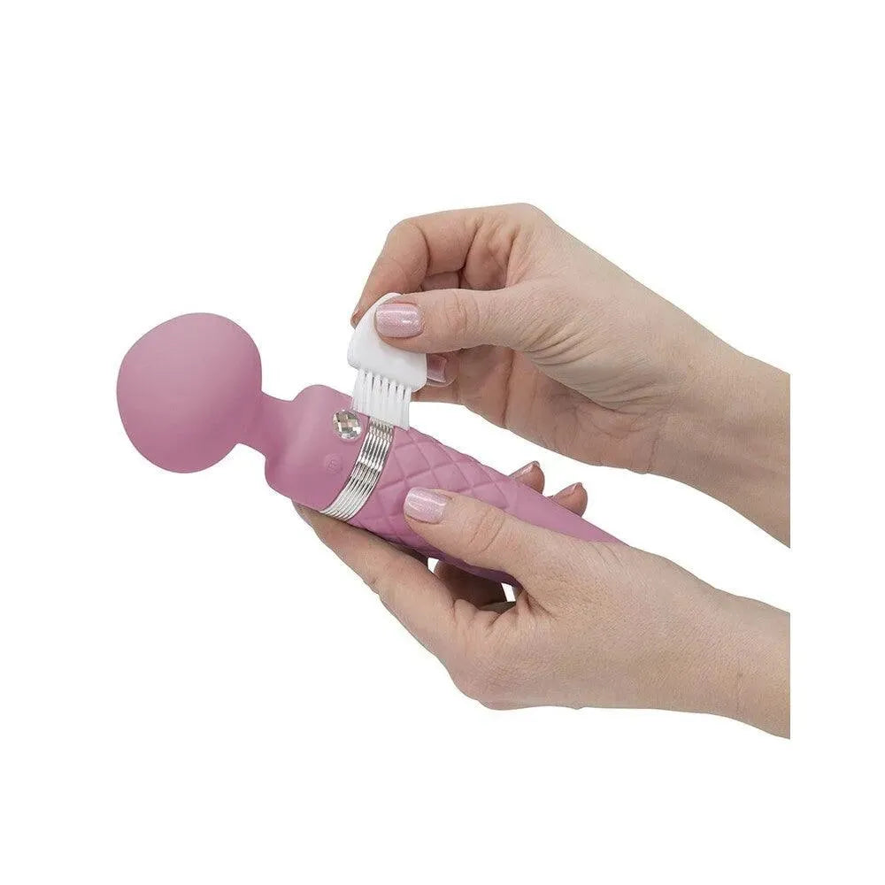 Pillow Talk Sultry Wand Massager Pink - Rapture Works