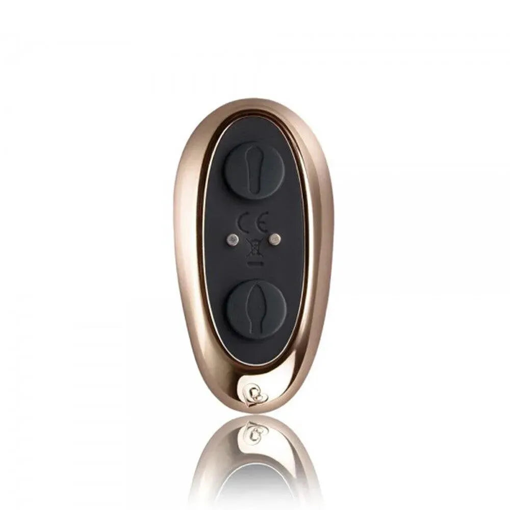 Rocks Off Cocktail Remote Control Couple's Vibe Black - Rapture Works