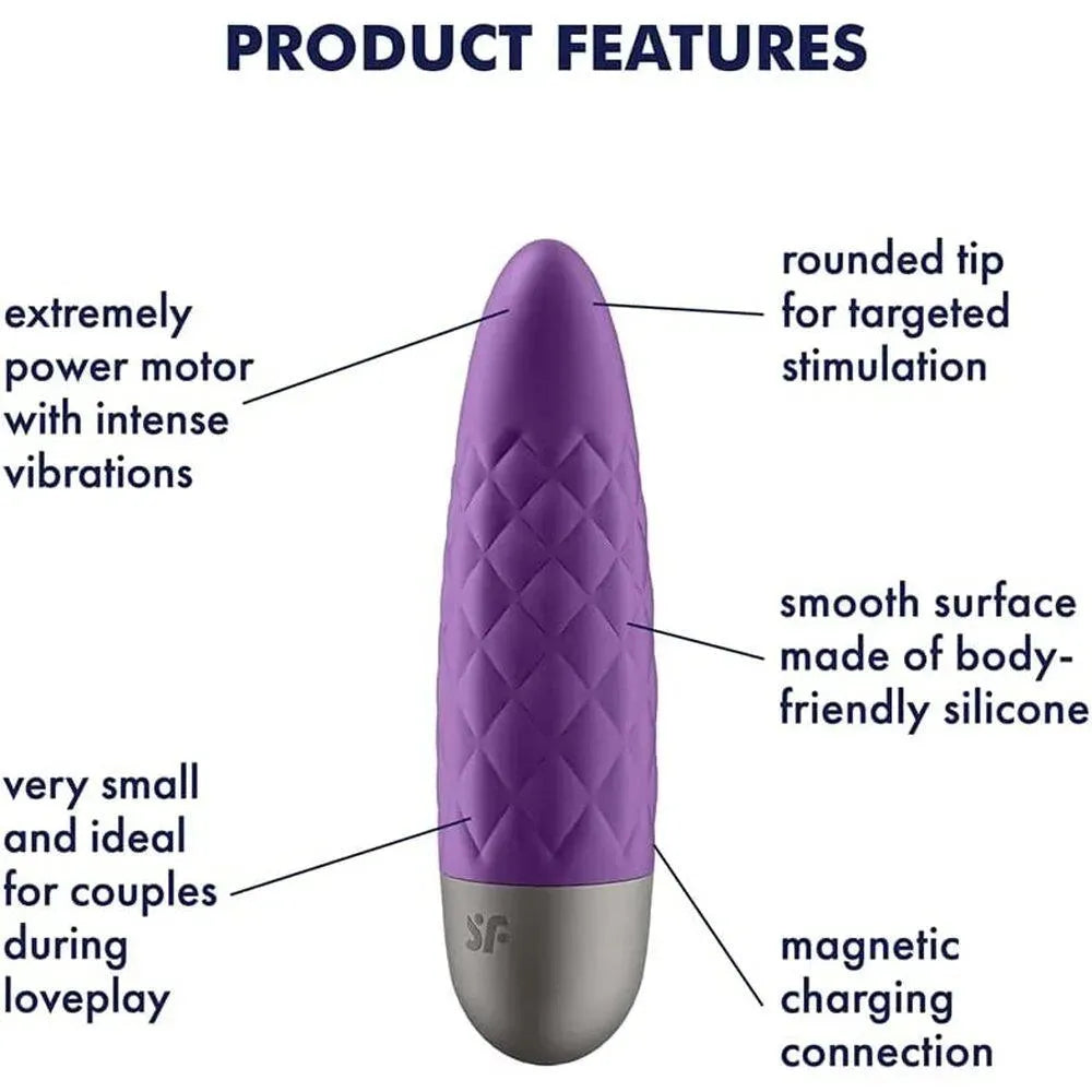 Satisfyer Ultra Power Bullet 5 Violet - Rapture Works