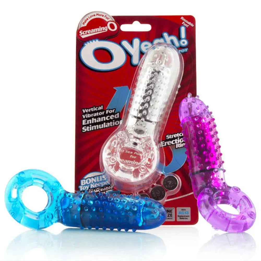 Screaming O Yeah Vibrating Cock Ring - Rapture Works