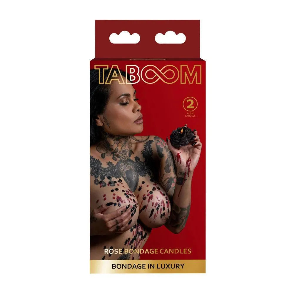 Taboom 2 Rose Bondage Candles - Rapture Works
