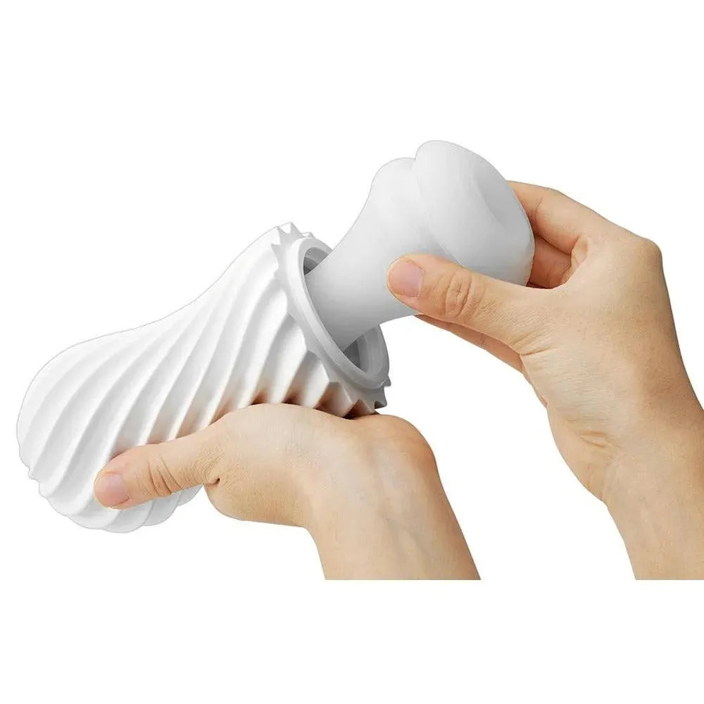 Tenga Flex Silky White Masturbator - Rapture Works