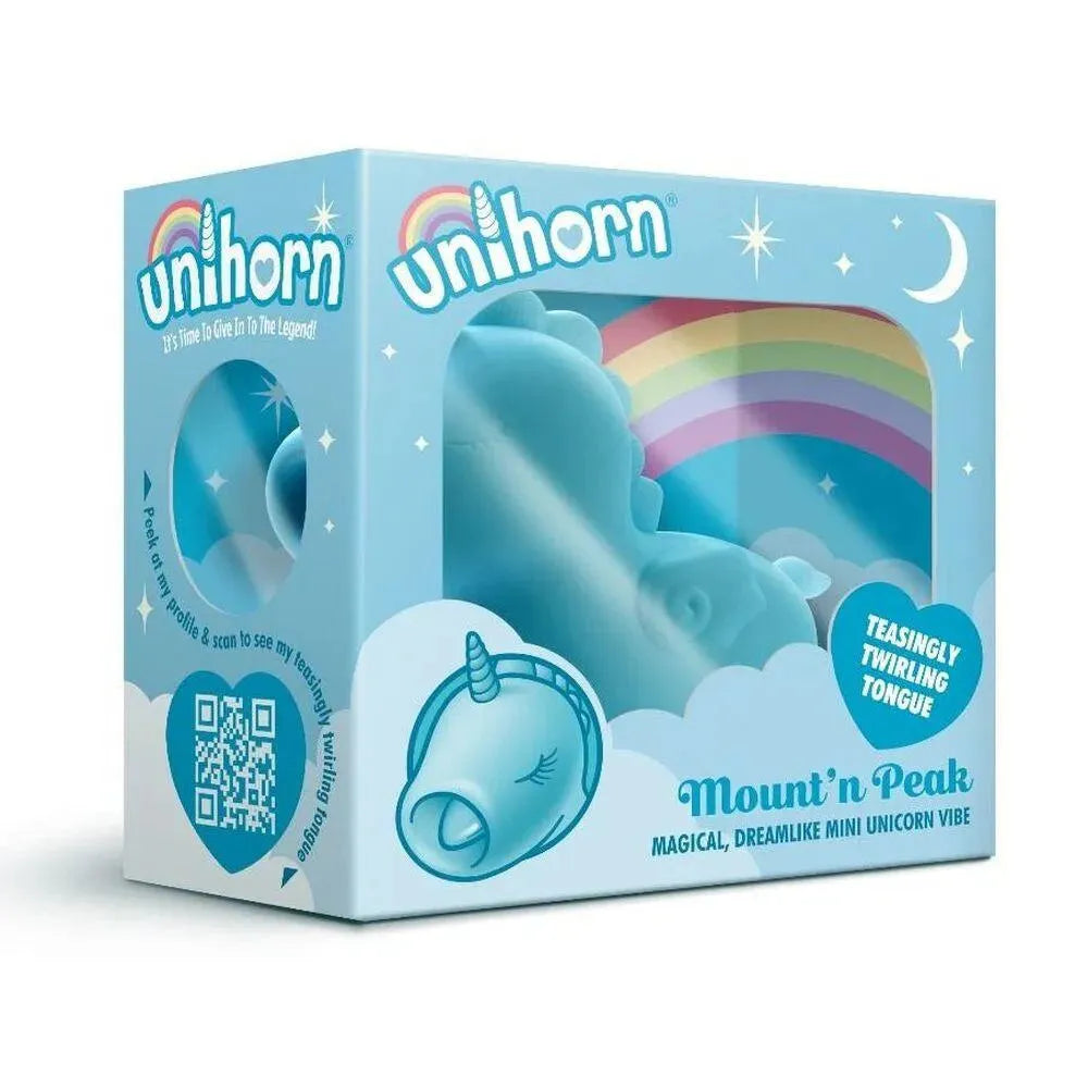 Unihorn Mountn Peak Twirling Tongue Unicorn Vibe - Rapture Works
