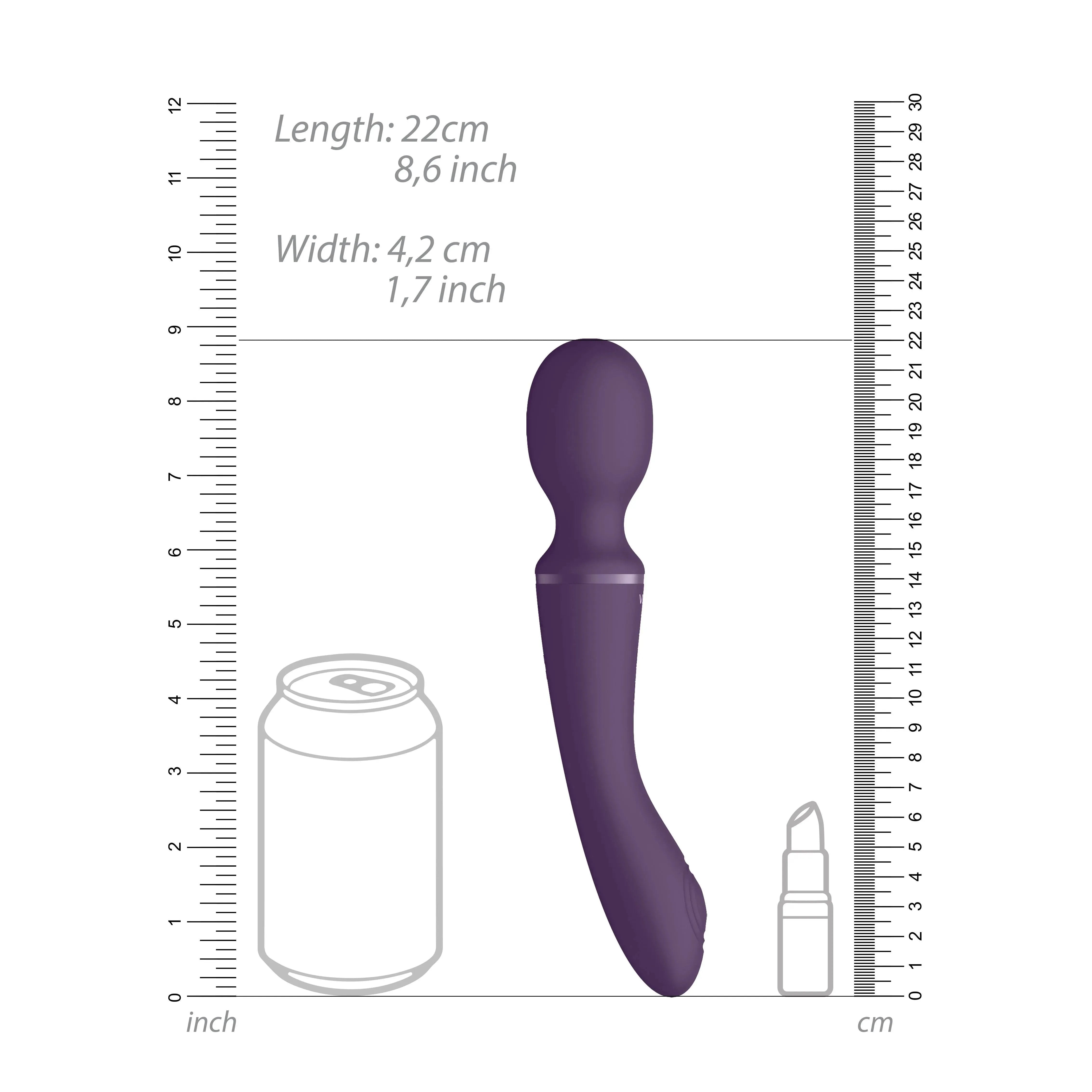 Vive Enora Double Ended Rechargeable Wand - Rapture Works