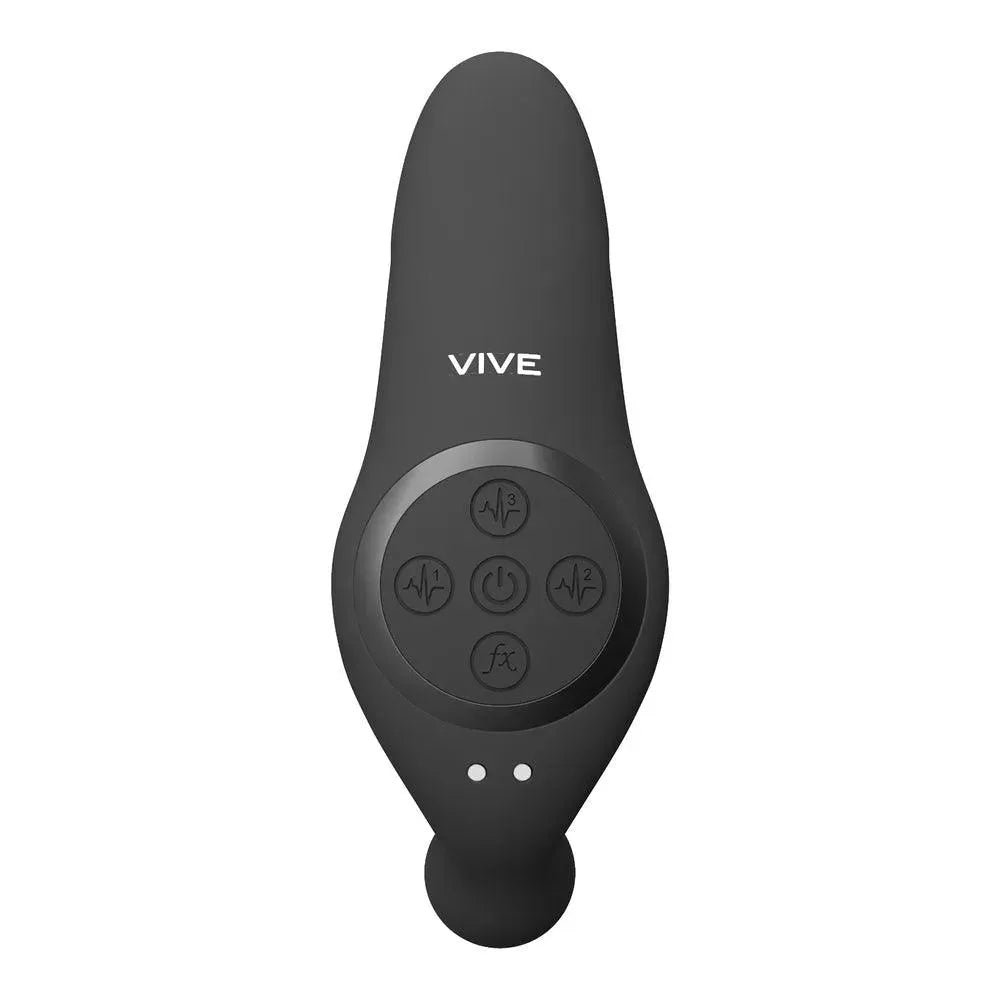 Vive Kata Double Penetrator Vibrator Black - Rapture Works