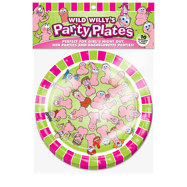 Ball &amp; Chain Wild Willy's Party Plates – additional product view