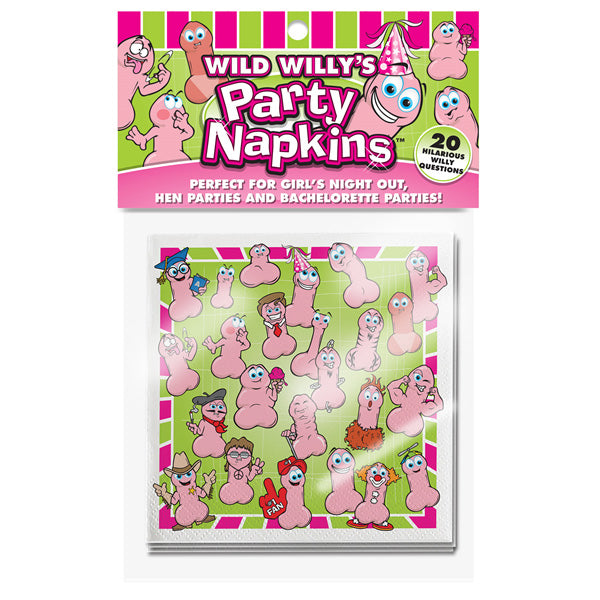 Ball &amp; Chain Wild Willy's Party Napkins – additional product view