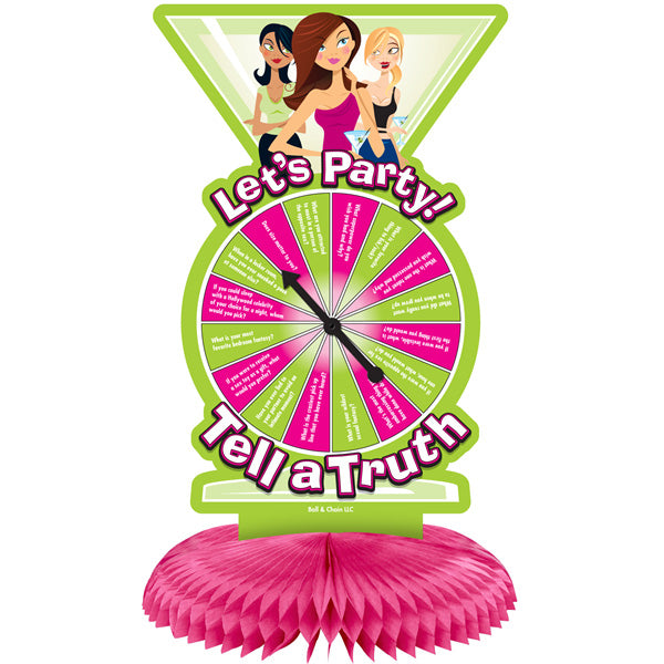 Ball &amp; Chain Truth or Dare Party Centrepiece – product view