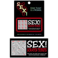 SEX! SCRATCH TICKETS