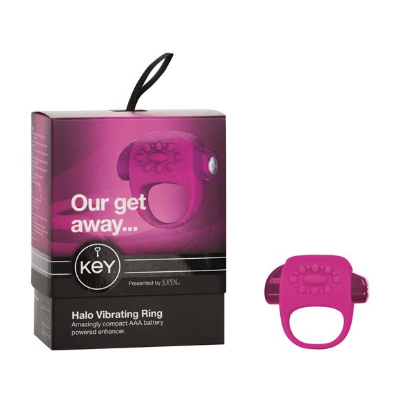 California Exotics Key by JOPEN® - Halo Enhancer Ring in Raspberry