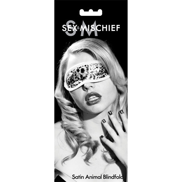 Satin Blindfold in Animal 