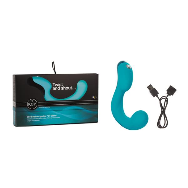 California Exotics Key by JOPEN® Skye 'G' Wand in Robin Egg Blue