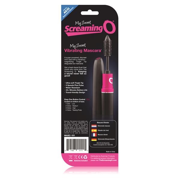 My Secret Screaming O® Vibrating Mascara in Pink and Black – alternate product view