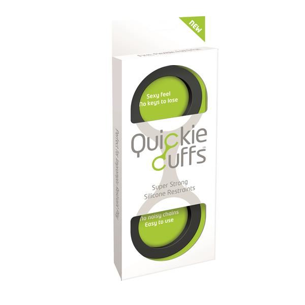 Quickie Cuffs – Large – Black – product image 1 