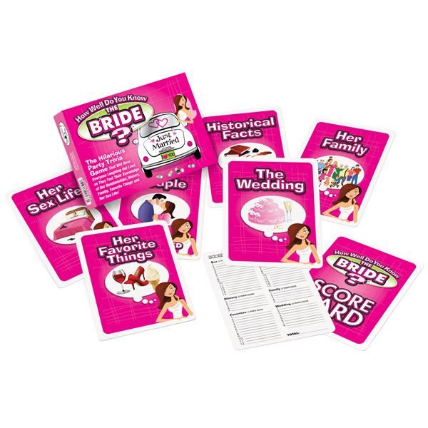 Ball &amp; Chain How Well Do You Know The Bride? Game – product view