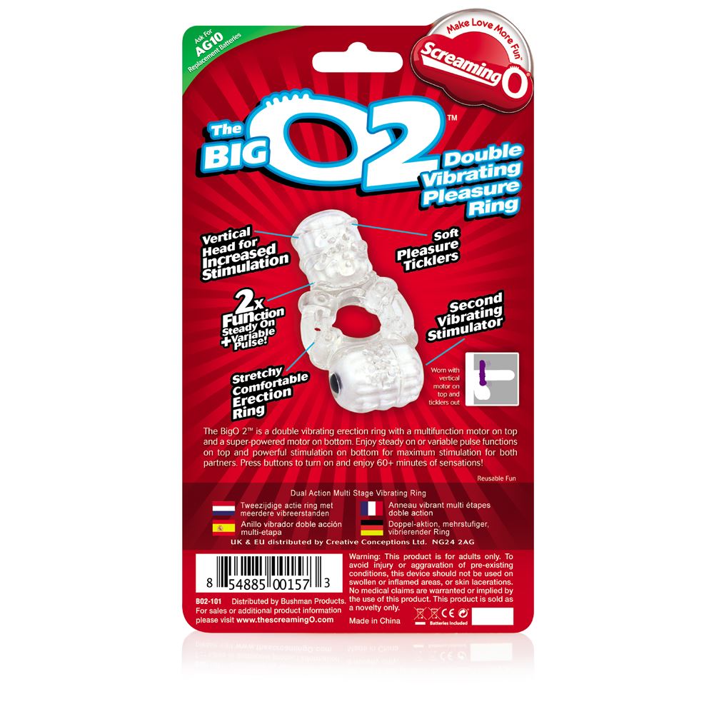 Screaming O The Big O2 in Clear – product detail view 