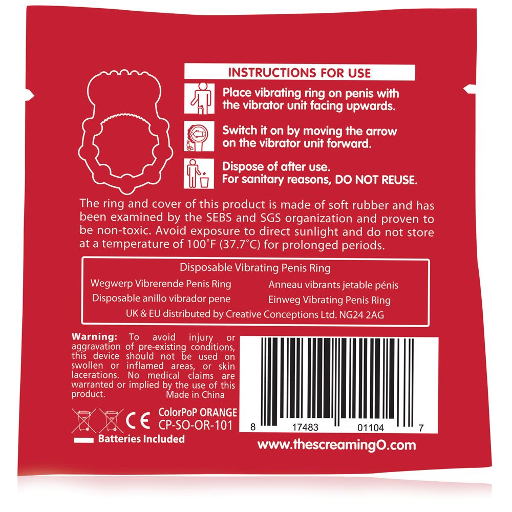 ColorPoP Quickie Screaming O in Orange – alternate product view 