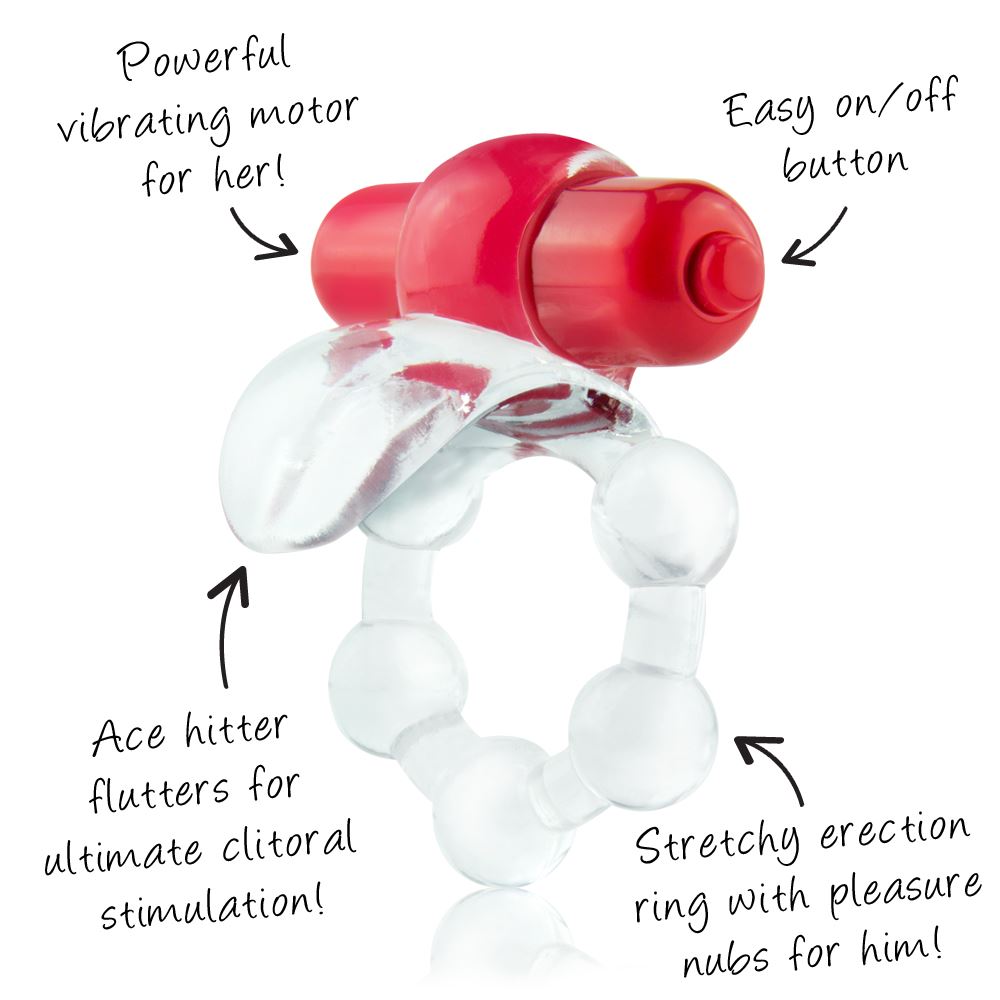 Screaming O Overtime Performance Enhancing Device in Red – product detail view