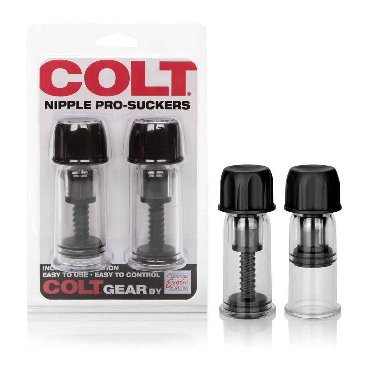 COLT® Nipple Pro-Suckers in Black 