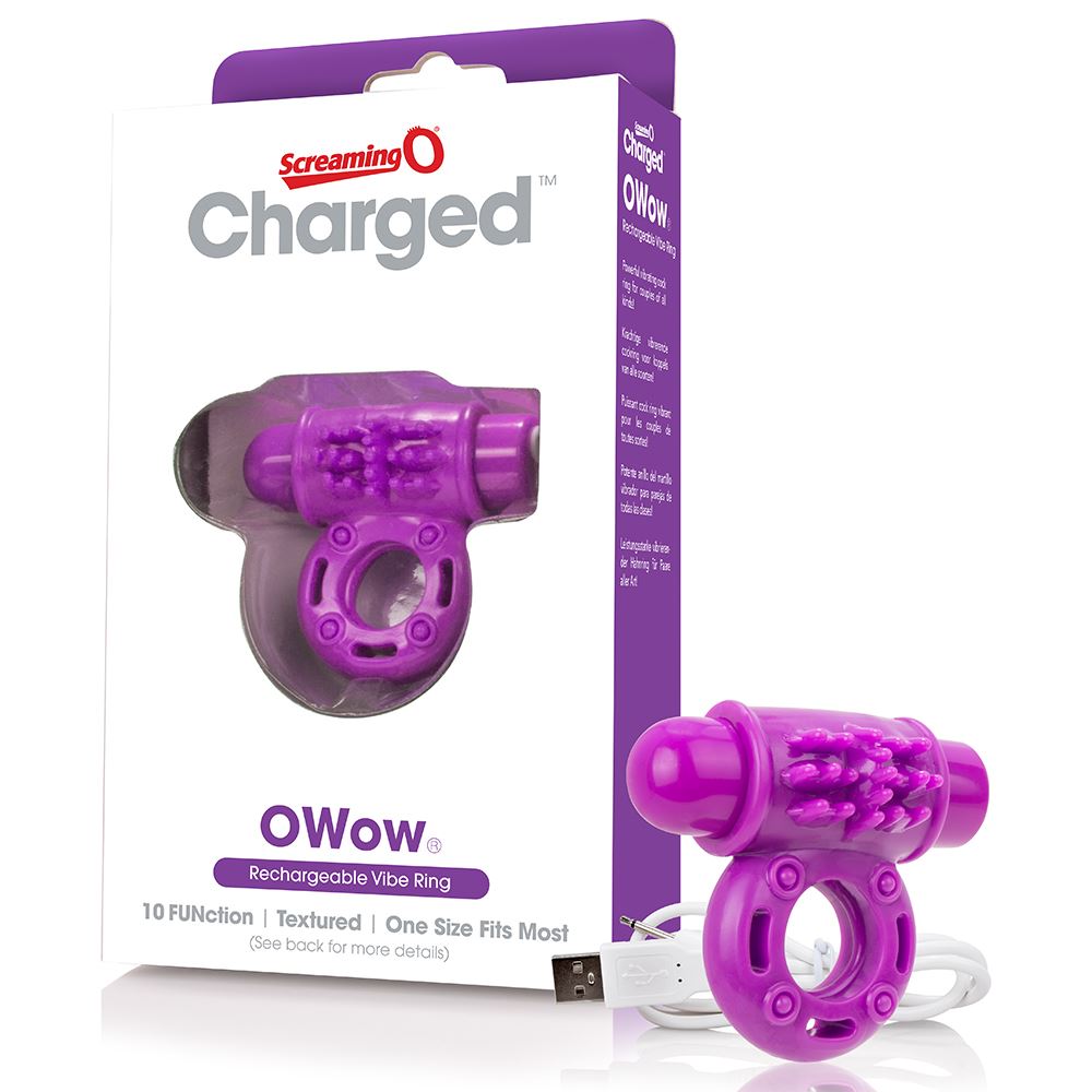 Screaming O Charged O Wow Ring in Purple