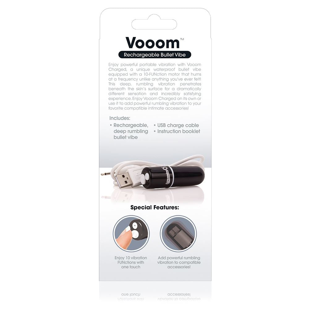 Charged® Vooom® Bullet in Black – product detail view 