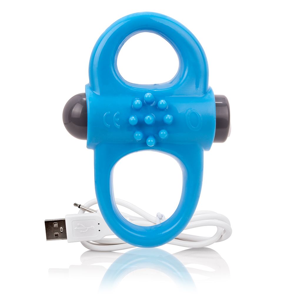 Screaming O Charged YOGA Ring in Blue – alternate product view #Colour_Blue