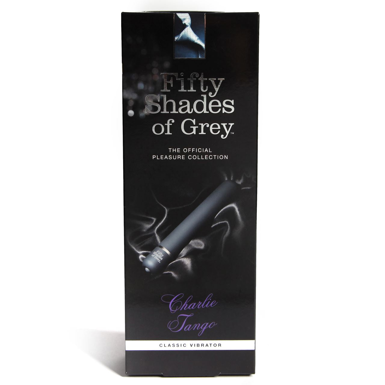 Fifty Shades of Grey Charlie Tango Classic Vibrator in Grey – product detail view