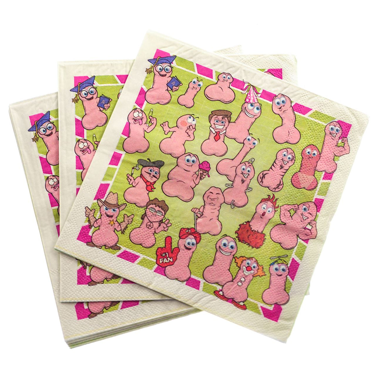 Ball &amp; Chain Wild Willy's Party Napkins – product view