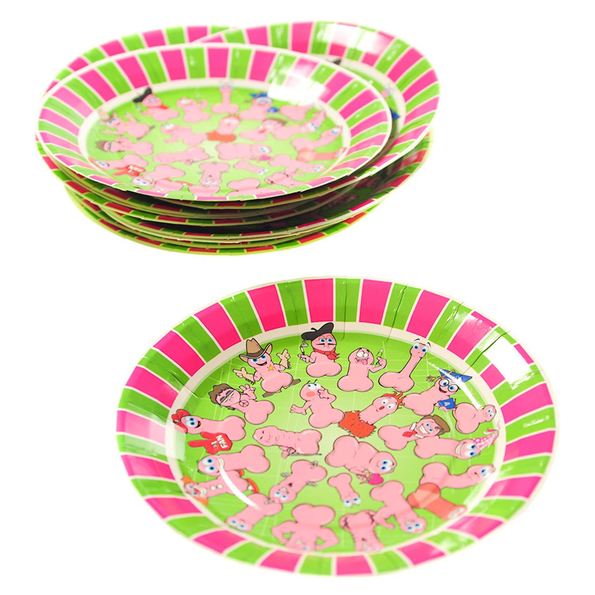 Ball &amp; Chain Wild Willy's Party Plates – product view