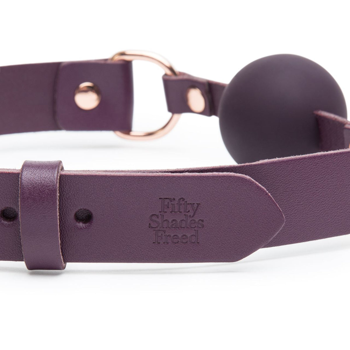 Freed - Cherished Collection Leather Ball Gag – additional view