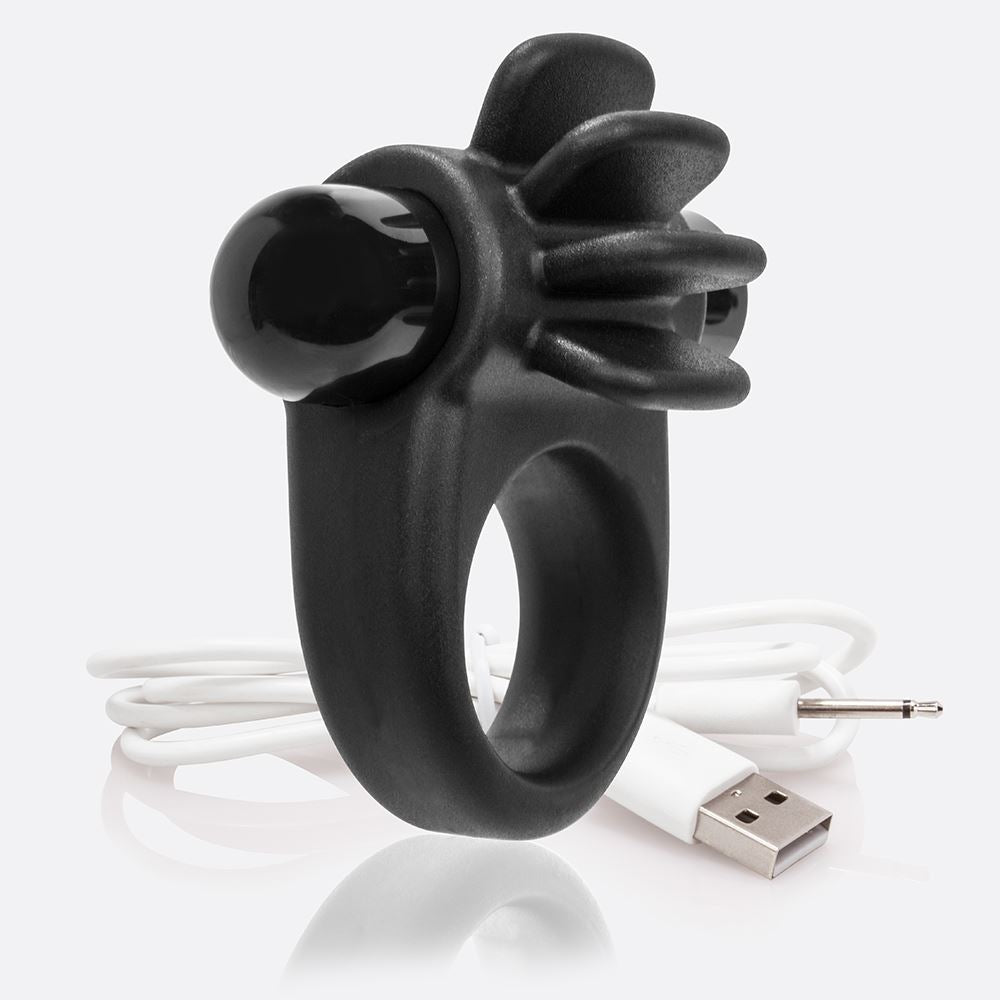 Screaming O Charged Skooch Ring in Black 